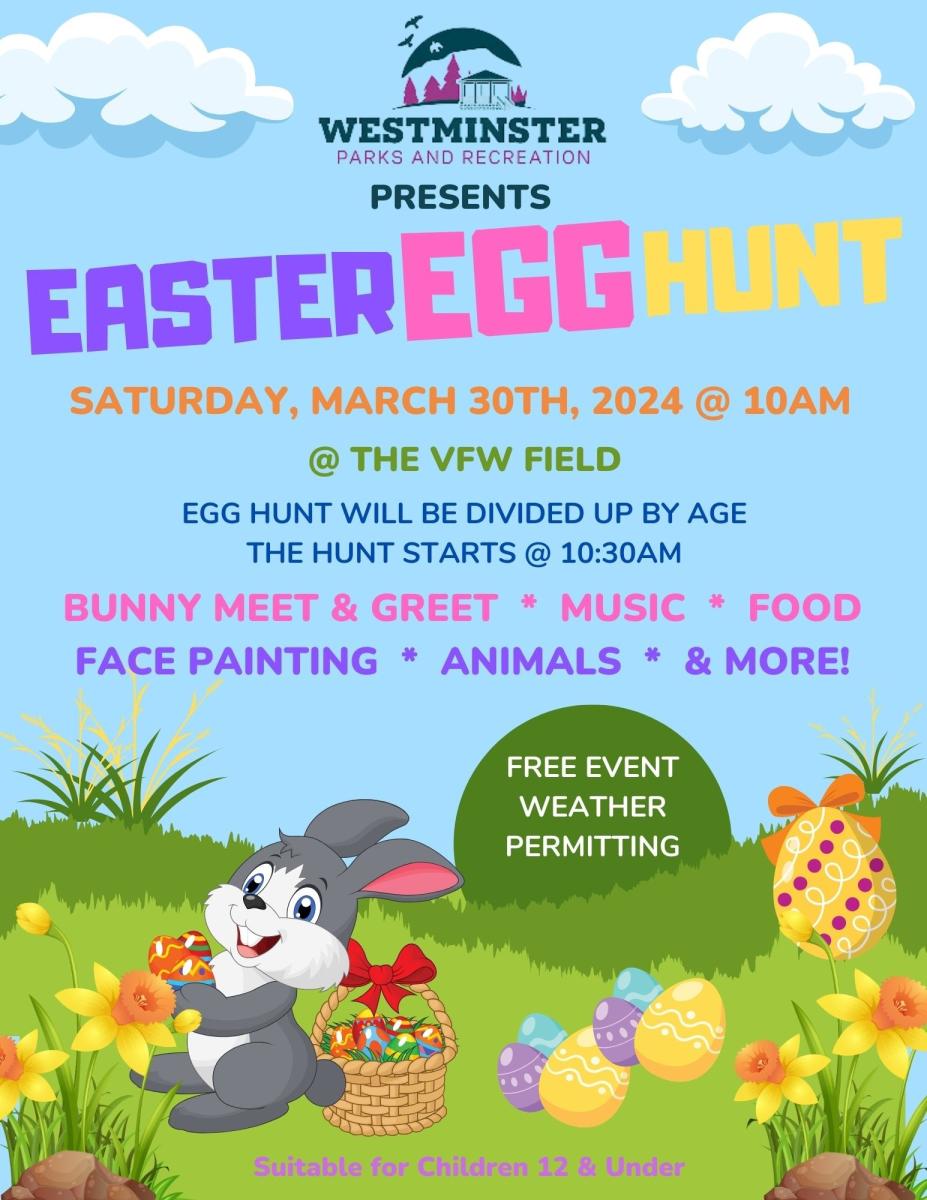 Easter Egg hunt notice