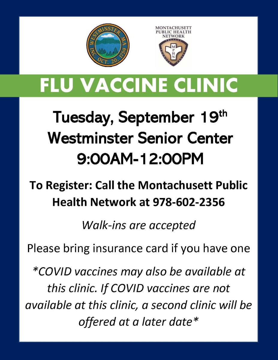 Flu Vaccine Clinic Flyer