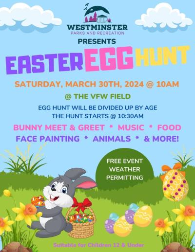 Easter Egg Hunt Flyer - March 30