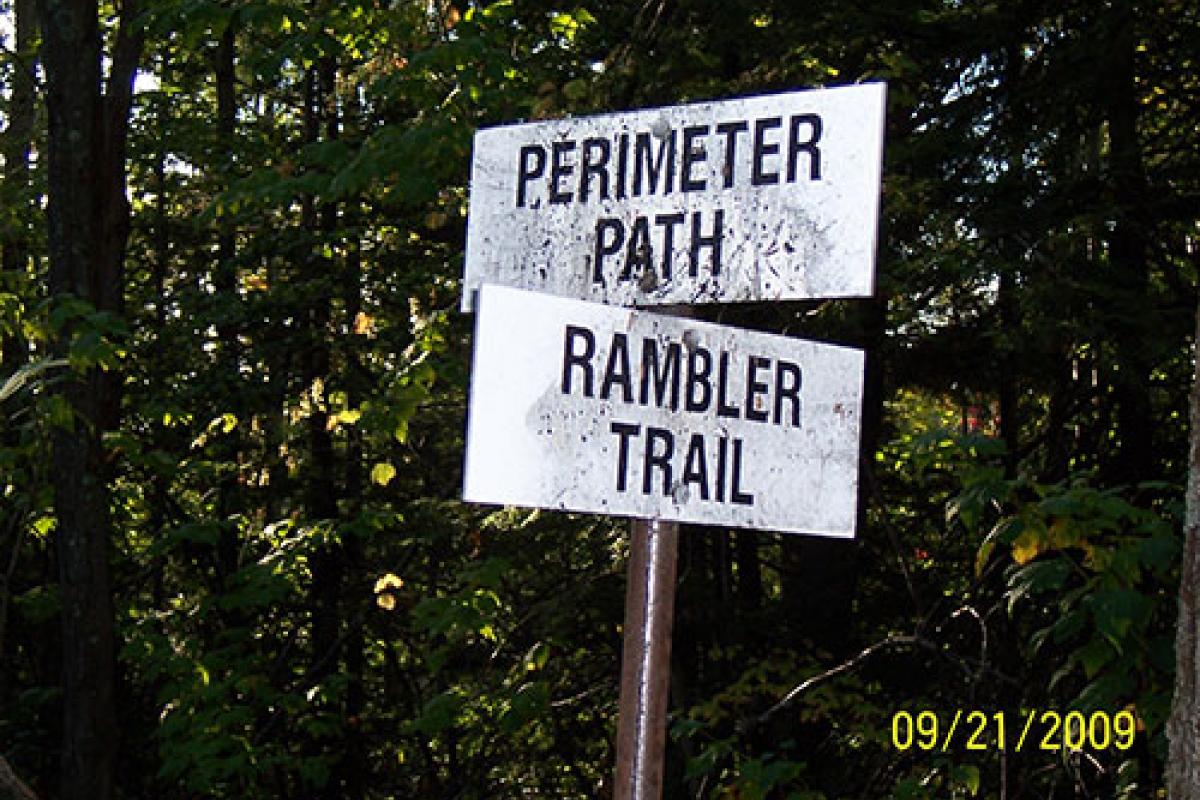 Hager Park Trail Signs